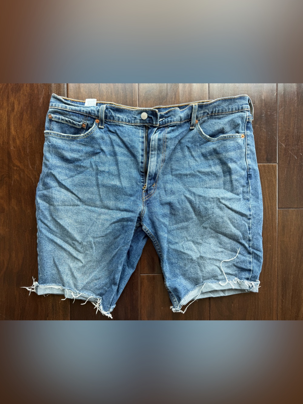Men's Levi’s Blue Denim Cutoff Shorts